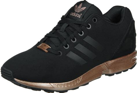 adidas zx flux w schuhe schwarz bronze rabatt|Adidas zx flux colorful.